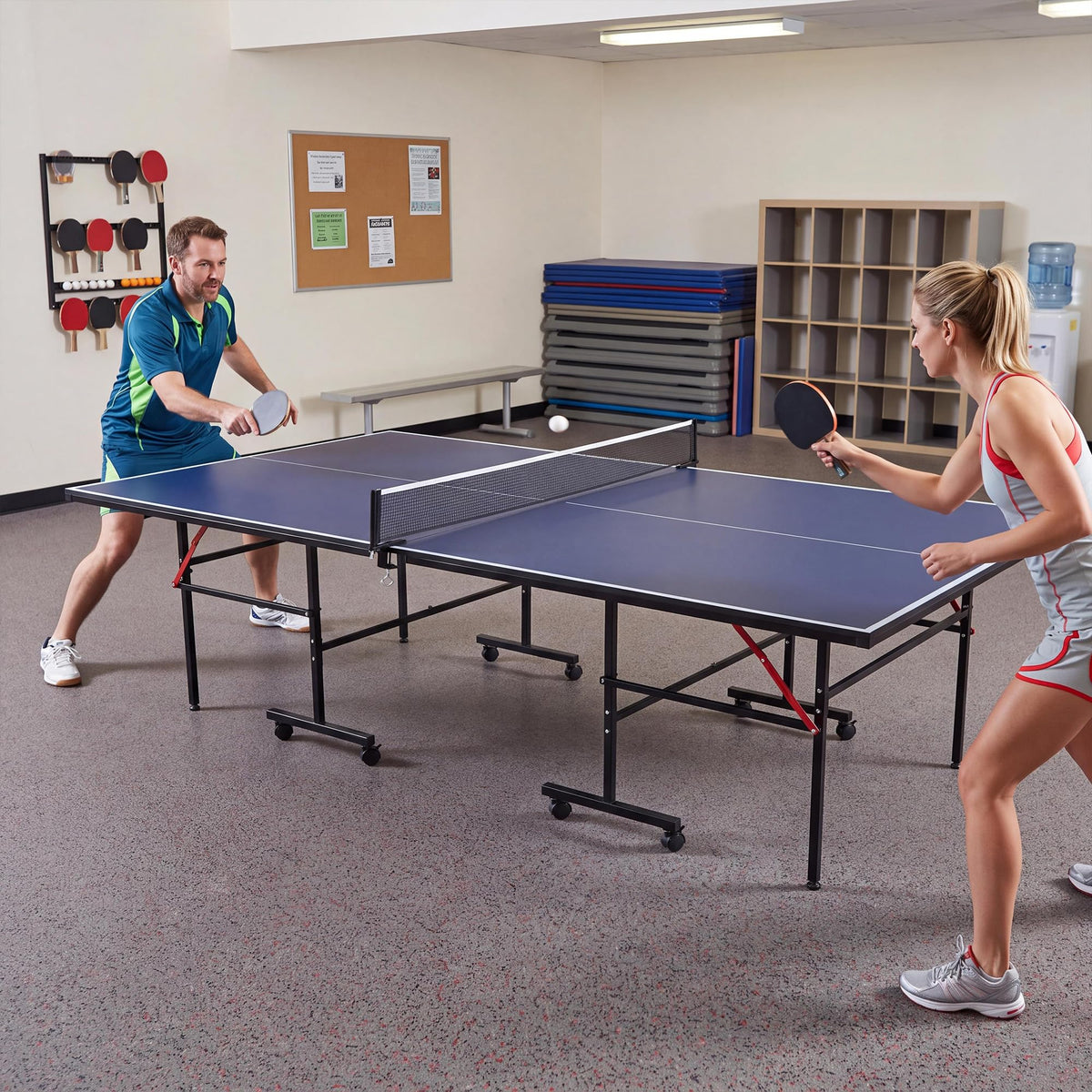 Folding Mobile Ping Pong Table